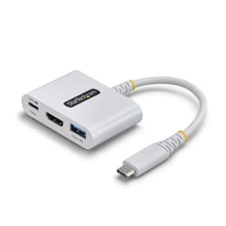 StarTech.com 168W-USBC-MULTIPORT station d'accueil Avec fil USB 3.2 Gen 1 (3.1 Gen 1) Type-C Blanc