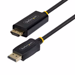 StarTech.com 1M-DP-HDMI-4K60-GR câble vidéo et adaptateur DisplayPort HDMI Type A (Standard) Noir - Vue supplémentaire 3