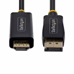 StarTech.com 1M-DP-HDMI-4K60-GR câble vidéo et adaptateur DisplayPort HDMI Type A (Standard) Noir - Vue supplémentaire 7