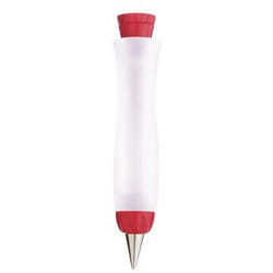 Cuisipro 74-7181 Pinceau à pâtisserie Rouge, Acier inoxydable, Blanc