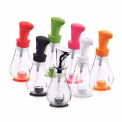 Cuisipro 83758000 Distributeur de savon 0,39 L Chrome, Transparent