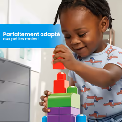 MEGA BLOKS - Sac de Construction Bleu 60 Pièces - First Builders - Vue supplémentaire 10