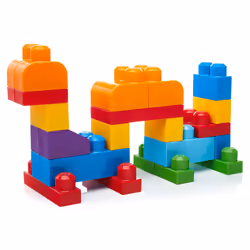 MEGA BLOKS - Sac de Construction Bleu 60 Pièces - First Builders - Vue supplémentaire 15