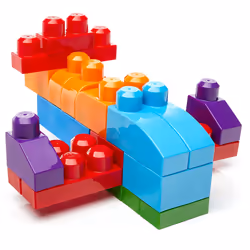 MEGA BLOKS - Sac de Construction Bleu 60 Pièces - First Builders - Vue supplémentaire 18