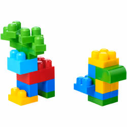 MEGA BLOKS - Sac de Construction Bleu 60 Pièces - First Builders - Vue supplémentaire 19