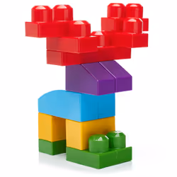 MEGA BLOKS - Sac de Construction Bleu 60 Pièces - First Builders - Vue supplémentaire 21