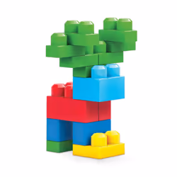 MEGA BLOKS - Sac de Construction Bleu 60 Pièces - First Builders - Vue supplémentaire 22