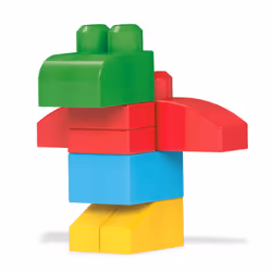 MEGA BLOKS - Sac de Construction Bleu 60 Pièces - First Builders - Vue supplémentaire 31