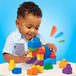 MEGA BLOKS - Sac de Construction Bleu 60 Pièces - First Builders - Vue supplémentaire 38