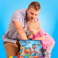 MEGA BLOKS - Sac de Construction Bleu 60 Pièces - First Builders - Vue supplémentaire 43