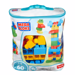 MEGA BLOKS - Sac de Construction Bleu 60 Pièces - First Builders - Vue supplémentaire 52