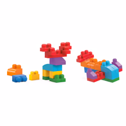 MEGA BLOKS - Sac de Construction Bleu 60 Pièces - First Builders - Vue supplémentaire 6