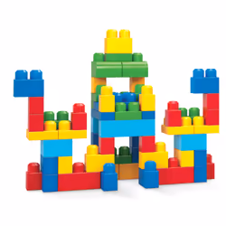 MEGA BLOKS - Sac de Construction Bleu 60 Pièces - First Builders - Vue supplémentaire 8