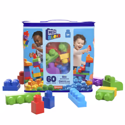 MEGA BLOKS - Sac de Construction Bleu 60 Pièces - First Builders - Vue supplémentaire 9