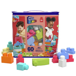 MEGA BLOKS Sac Medium Rose 60 Blocs