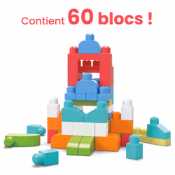 MEGA BLOKS Sac Medium Rose 60 Blocs - Vue supplémentaire 8