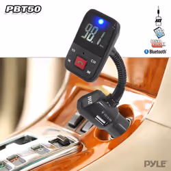 Pyle PBT50 transmetteur FM 87,5 - 108000 MHz Bluetooth Noir