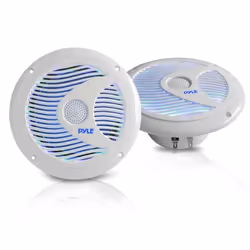 Pyle PLMR6LEW, 2-voies, 2.0 canaux, Avec fil, 45 - 16000 Hz, 4 Ohm, Blanc