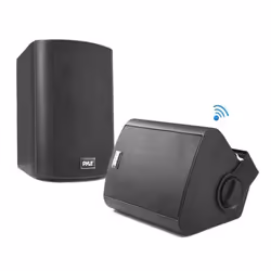 Pyle PDWR52BTBK, 2-voies, 2.0 canaux, Avec fil &sans fil, 40 W, 80 - 20000 Hz, Noir