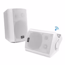 Pyle PDWR61BTWT, 2-voies, 2.0 canaux, Avec fil &sans fil, 60 W, 80 - 20000 Hz, Blanc
