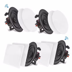 Pyle PDICBT286, 40 - 20000 Hz, 8 Ohm, Noir, Blanc