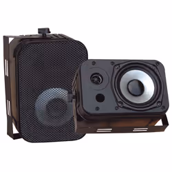 Pyle PDWR40B, 2.0 canaux, Avec fil, 200 W, 40 - 22000 Hz, 4 Ohm, Noir