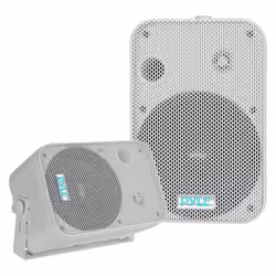 Pyle PDWR50W, 2.0 canaux, Avec fil, 250 W, 30 - 22000 Hz, 4 Ohm, Blanc