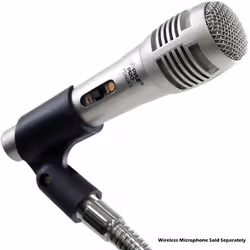 Pyle PMKS8 trépied Microphone 1 pieds Noir, Chrome