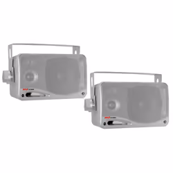 Pyle PLMR24S, 3-voies, 2.0 canaux, Avec fil, 100 W, 70 - 21000 Hz, Argent