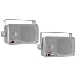 Pyle PLMR24S haut-parleur 3-voies Argent Avec fil 100 W