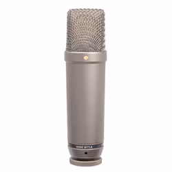 RØDE NT1-A, Microphone de scène/direct, 20 - 20000 Hz, Cardioïde, Avec fil, Or, 50 mm