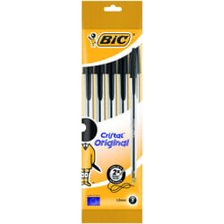 BIC 802051 stylo à bille Noir 5 pièce(s)