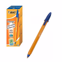 BIC Orange Fine, Stylo à bille, Bleu, 20 pièce(s), Fin