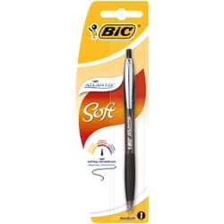 BIC Stylo à bille rechargeable & rétractable à pointe moyenne