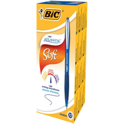 BIC 902132 stylo à bille Bleu Stylo à bille rétractable avec clip 12 pièce(s)