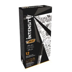 BIC Intensity marqueur indélébile Pointe fine 12 pièce(s)