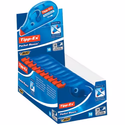 TIPP-EX Pocket Mouse film/bande correcteur 10 m Bleu 10 pièce(s)