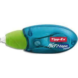 Tippex Roller de correction 8M - TIPP EX - Roller de correction MicroTape Twist 5mmx8 mètres - Blanc