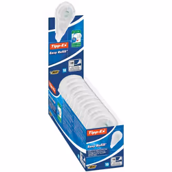 TIPP-EX ECOlutions, Mécanisme rétractable, Transparent, Blanc, 10 pièce(s), TIPP-EX