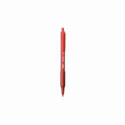 BIC 837399, Clip, Stylo à bille rétractable avec clip, Rouge, 12 pièce(s)