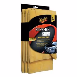 Meguiar's X2020, Voiture, Chiffon doux, Exterior, Jaune, Microfibre, 3 pièce(s)