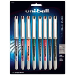 Uni-Ball Vision Needle Noir, Bleu, Vert, Orange, Rose, Violet, Rouge 2 pièce(s)