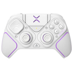 PDP 052-002-WH accessoire de jeux vidéo Violet, Blanc RF/USB Manette de jeu Analogique/Numérique PC, PlayStation 4, PlayStation 5