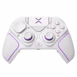 PDP 052-002-WH accessoire de jeux vidéo Violet, Blanc RF/USB Manette de jeu Analogique/Numérique PC, PlayStation 4, PlayStation 5