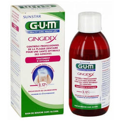 GUM Gingidex Traitement d'Attaque Bain de Bouche 300 ml