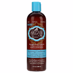 Hask Argan Oil 355ml, Unisexe, Cheveux abimés, Anti-frisottis, Démêlage, Hydratant, Protection, Réparation, Brillant, Adoucis ...