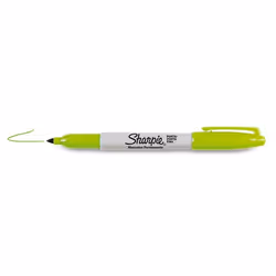 Sharpie Fine Point, Vert clair, Pointe fine, Multicolore, Fin, Métal, Papier, Plastique, AP