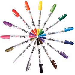 Sharpie Oil-Based Paint Marker Medium Point, Jaune, Multicolore, Plastique, Moyen