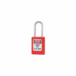 Cadenas de consignation en thermoplastique Master Lock S31 couleur rouge. Le cadenas de consignation en thermoplastique Maste ...