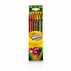 VIVID 12 Crayons De Couleur Twistables Effaçables